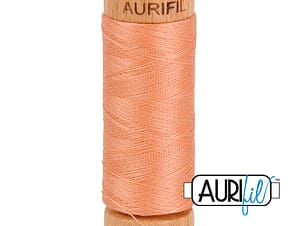 80wt Cotton Thread in 2215 Peach by Aurifil