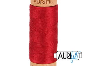80wt Cotton Thread in 2260 Red Wine by Aurifil