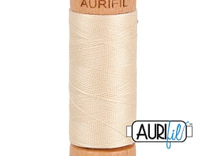80wt Cotton Thread in 2310 Light Beige by Aurifil