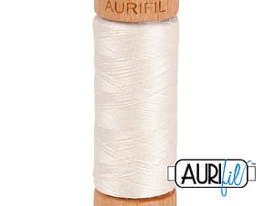 80wt Cotton Thread in 2311 Muslin by Aurifil