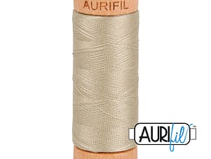 80wt Cotton Thread in 2324 Stone by Aurifil