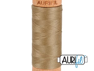 80wt Cotton Thread in 2370 Sandstone by Aurifil