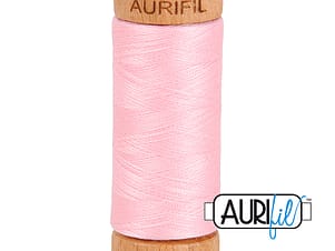 80wt Cotton Thread in 2423 Baby Pink by Aurifil