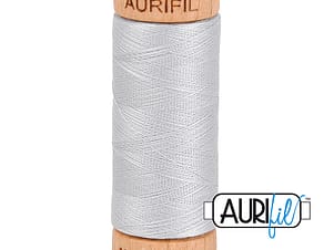 80wt Cotton Thread in 2600 Dove by Aurifil
