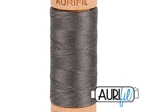 80wt Cotton Thread in 2630 Dark Pewter by Aurifil