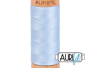 80wt Cotton Thread in 2710 Light Robbins Egg by Aurifil