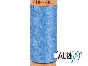 80wt Cotton Thread in 2725 Light Wedgewood by Aurifil