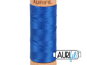80wt Cotton Thread in 2740 Dark Cobalt by Aurifil