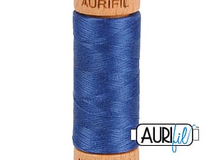 80wt Cotton Thread in 2775 Steel Blue by Aurifil