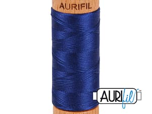 80wt Cotton Thread in 2784 Dark Navy by Aurifil