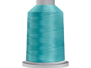 40wt Polyester Thread in 32975 Lt Turquoise by Glide