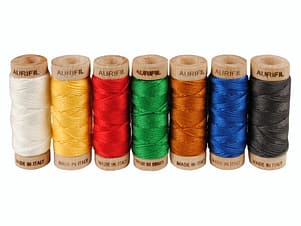 Merry Stitch-mas, Aurifloss Set by Aurifil