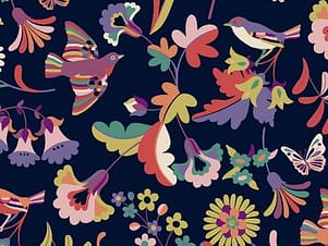 Cotton Fabric, 44" Wide in Nature's celebration a Sholto Drumlanrig Design by Dashwood Studio