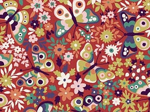 Cotton Fabric, 44" Wide in Flora and fauna a Sholto Drumlanrig Design by Dashwood Studio