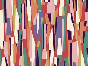 Cotton Fabric, 44" Wide in Glade abstract a Sholto Drumlanrig Design by Dashwood Studio