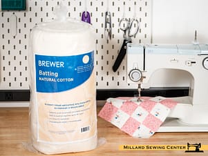 Batting, Natural Cotton by Brewer