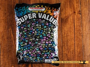 Pony Beads, 1 lb Bag by The Beadery