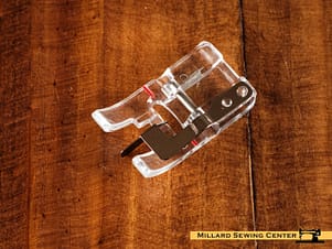 Edge Joining Foot, Clear for Most Models of Husqvarna Viking Sewing Machines
