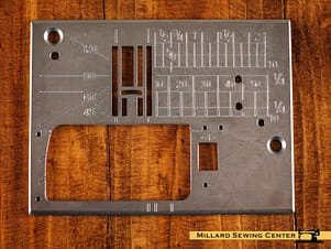 Needle Plate, ZigZag for Elna eXperience Series, Janome, & Necchi Sewing Machines