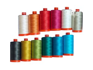 Secret Stash by Edyta Sitar, 50wt Thread Set by Aurifil
