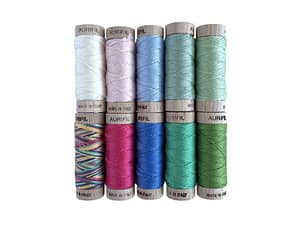 Hand Stitching with the Last Homely House by Kate Jackson, Cotton Aurifloss Set by Aurifil