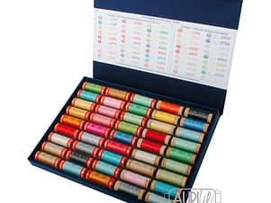 Bee Happy Collection by Lori Holt, 80wt & 50wt Cotton Thread Set by Aurifil