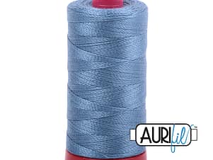 12wt Cotton Thread in 1126 Blue Grey by Aurifil