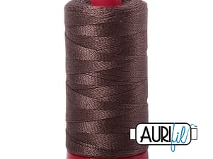 12wt Cotton Thread in 1140 Bark by Aurifil