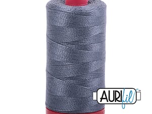 12wt Cotton Thread in 1158 Medium Grey by Aurifil