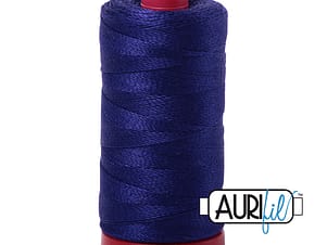 12wt Cotton Thread in 1200 Blue Violet by Aurifil