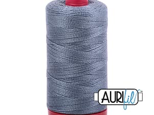 12wt Cotton Thread in 1246 Dark Grey by Aurifil