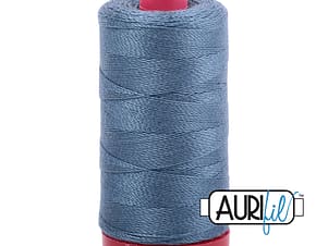 12wt Cotton Thread in 1310 Medium Grey by Aurifil