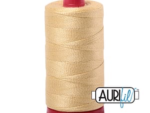 12wt Cotton Thread in 2125 Wheat by Aurifil