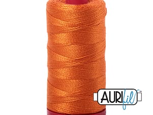 12wt Cotton Thread in 2150 Pumpkin by Aurifil