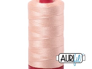 12wt Cotton Thread in 2205 Apricot by Aurifil