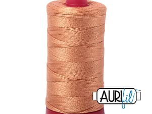 12wt Cotton Thread in 2210 Caramel by Aurifil
