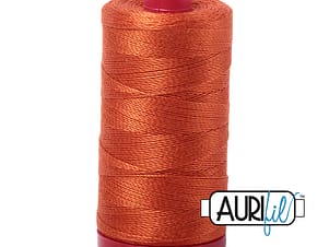 12wt Cotton Thread in 2240 Rusty Orange by Aurifil