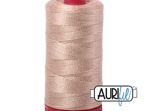 12wt Cotton Thread in 2314 Beige by Aurifil