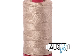 12wt Cotton Thread in 2326 Sand by Aurifil