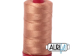 12wt Cotton Thread in 2330 Light Chestnut by Aurifil