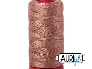 12wt Cotton Thread in 2340 Cafe' au Lait by Aurifil