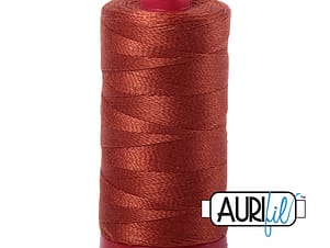 12wt Cotton Thread in 2350 Copper by Aurifil