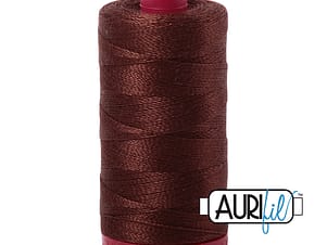 12wt Cotton Thread in 2360 Chocolate by Aurifil