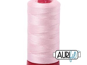 12wt Cotton Thread in 2410 Pale Pink by Aurifil