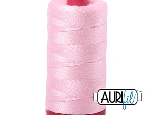 12wt Cotton Thread in 2423 Baby Pink by Aurifil