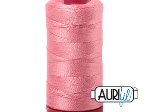 12wt Cotton Thread in 2435 Peachy Pink by Aurifil