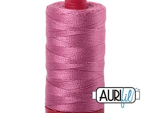 12wt Cotton Thread in 2452 Dusty Rose by Aurifil