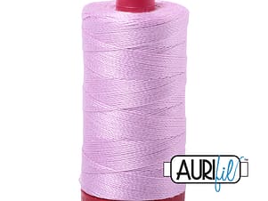 12wt Cotton Thread in 2515 Light Orchid by Aurifil