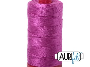 12wt Cotton Thread in 2535 Magenta by Aurifil