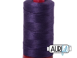 12wt Cotton Thread in 2581 Dark Dusty Grape by Aurifil